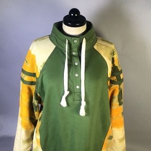 Urban bdg Outfitters sweater Mens medium tri color green